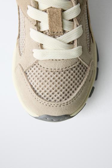 MULTI-PIECE TRAINERS - Sand Brown by Zara - Image 3