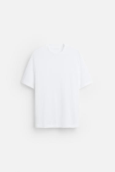 BASIC KNIT T-SHIRT - White by Zara