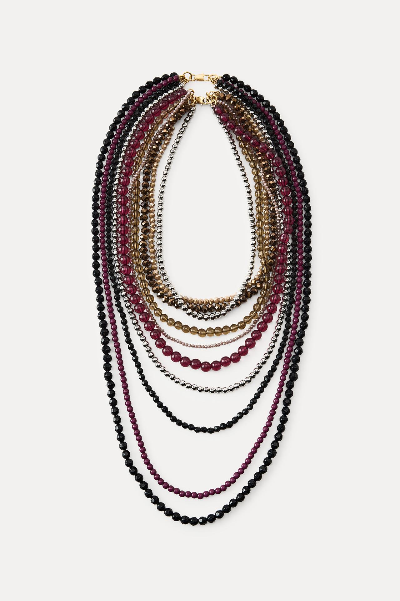 PACK OF 2 MULTI-BEAD NECKLACES