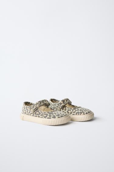 BAREFOOT ANIMAL PRINT PLIMSOLLS - Sand Brown by Zara - Image 1