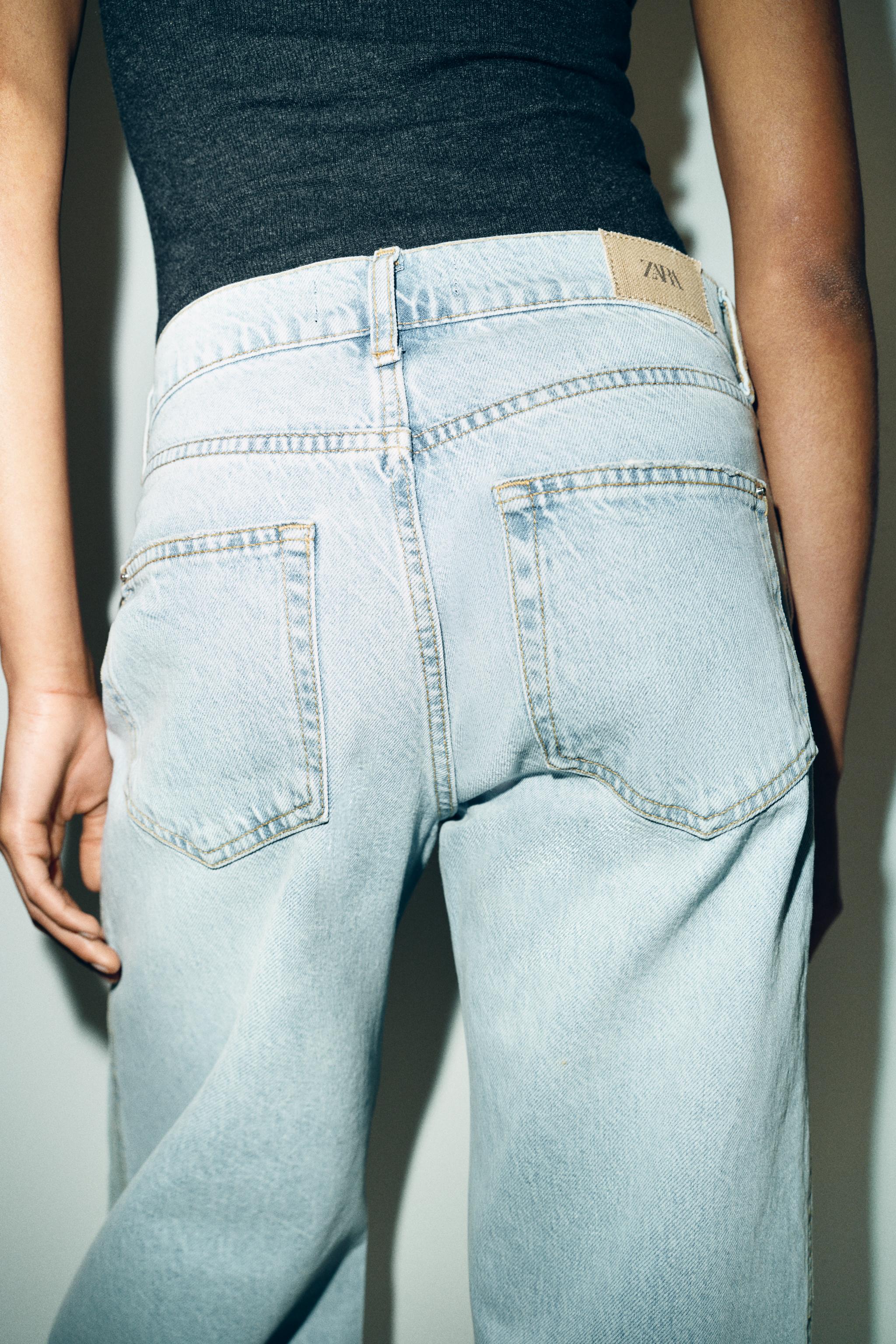 Z1975 LOW RISE STRAIGHT LEG JEANS WITH SEAM DETAIL