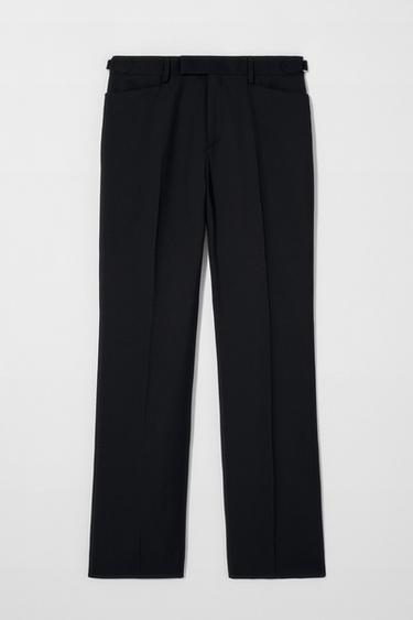 TROUSERS WITH LOOPS BOBBY GILLESPIE X ZARA - Black by Zara