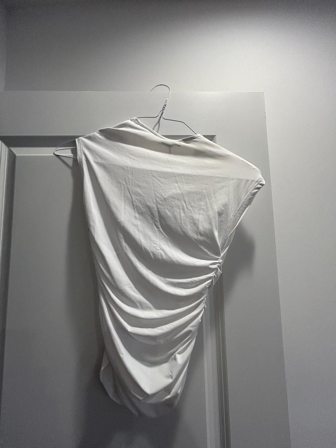 DRAPED POLYAMIDE TOP - Image 2