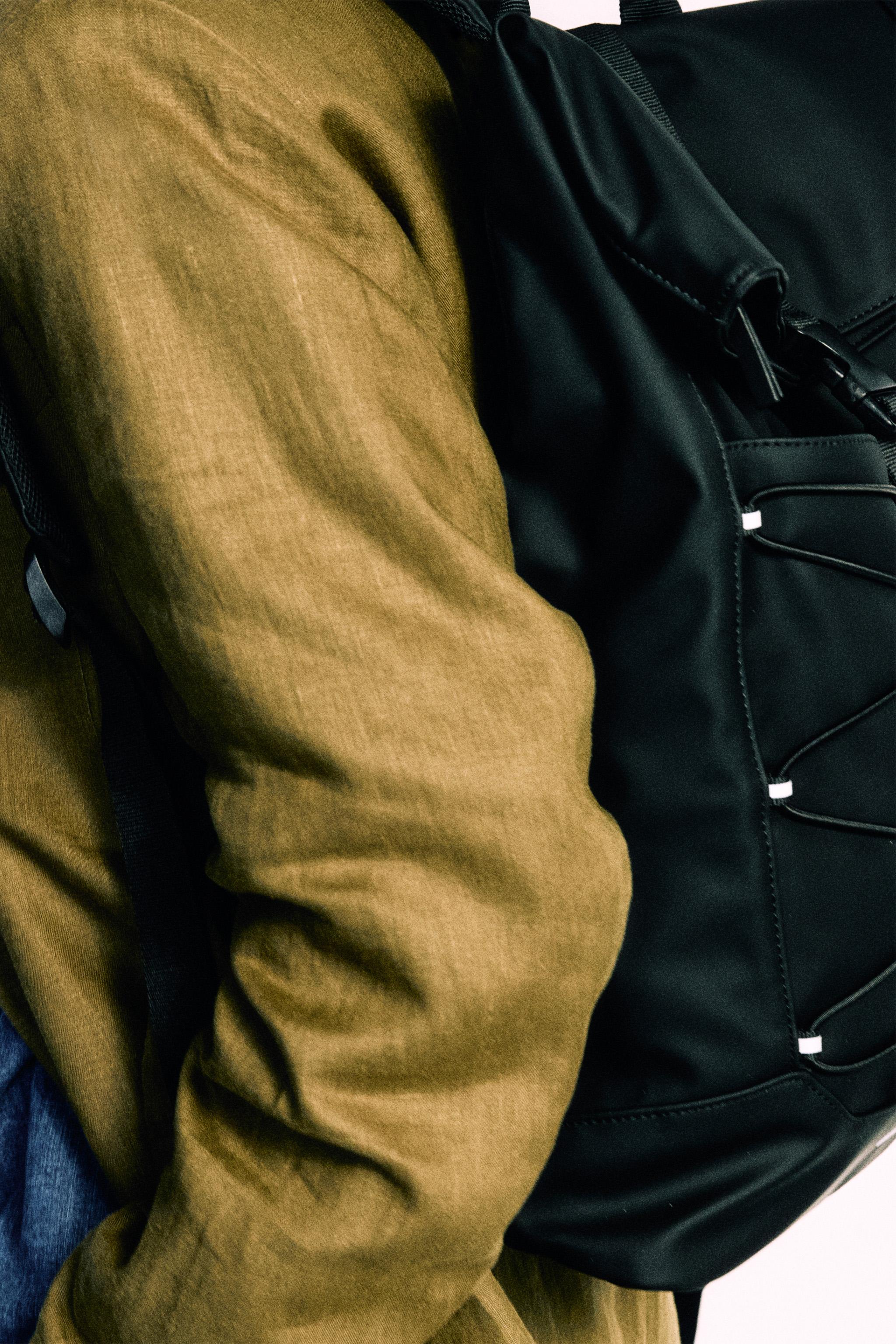 Рюкзак Zara RUBBERIZED TECHNICAL