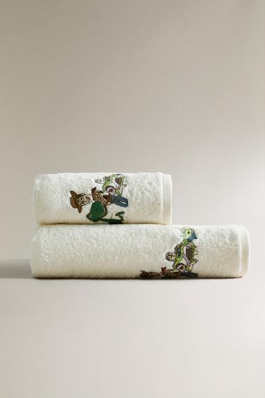 CHILDREN'S COTTON TERRYCLOTH TOY STORY ©DISNEY/PIXAR TOWEL - Oyster-white by Zara - Image 1