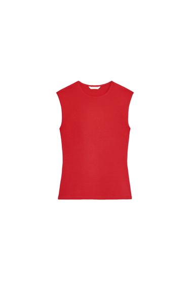 CAMISETA MANGA SISA - Fresa de Zara