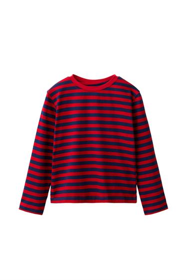 LONG SLEEVE STRIPED T-SHIRT - Stripes by Zara - Image 0