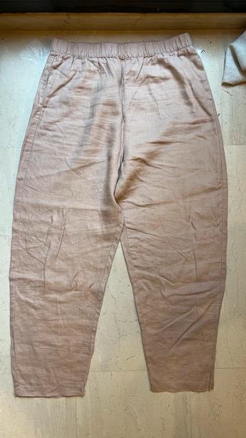 LINEN PYJAMA-STYLE TROUSERS - Image 3