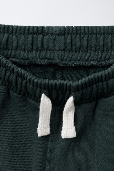 GARMENT-DYED JOGGERS - Emerald by Zara - Image 2