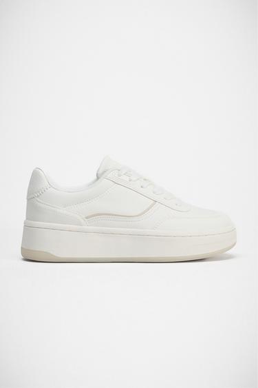 Zara CASUAL STYLE SNEAKERS - White