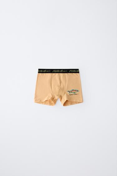 AGES 6-14/ TWO-PACK OF MAUI & SONS ® BOXERS - Orange by Zara - Image 2