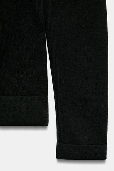 T-SHIRT SANS COUTURE AVEC LAINE MÉRINOS COLLECTION SKI - Noir de Zara - Image 8