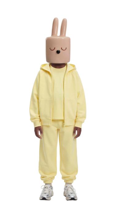 PLUSH ZIP-UP HOODIE - Yellow by Zara