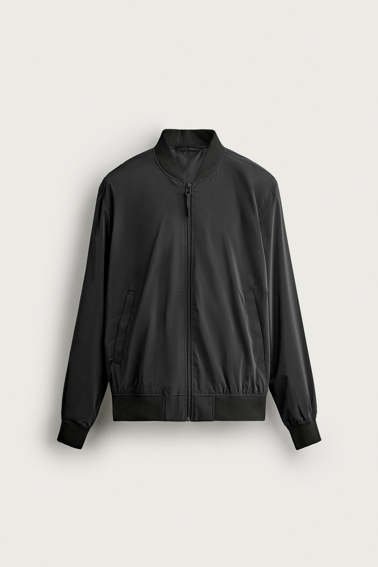 TECHNICAL BOMBER JACKET — Black