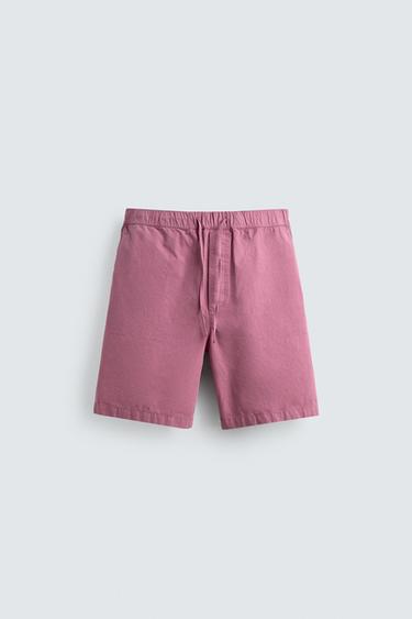 SHORT DÉLAVÉ REGULAR FIT - Rose de Zara - Image 6