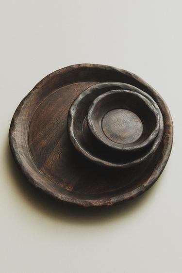 PLATEAU ROND IRRÉGULIER - Chocolat de Zara - Image 5