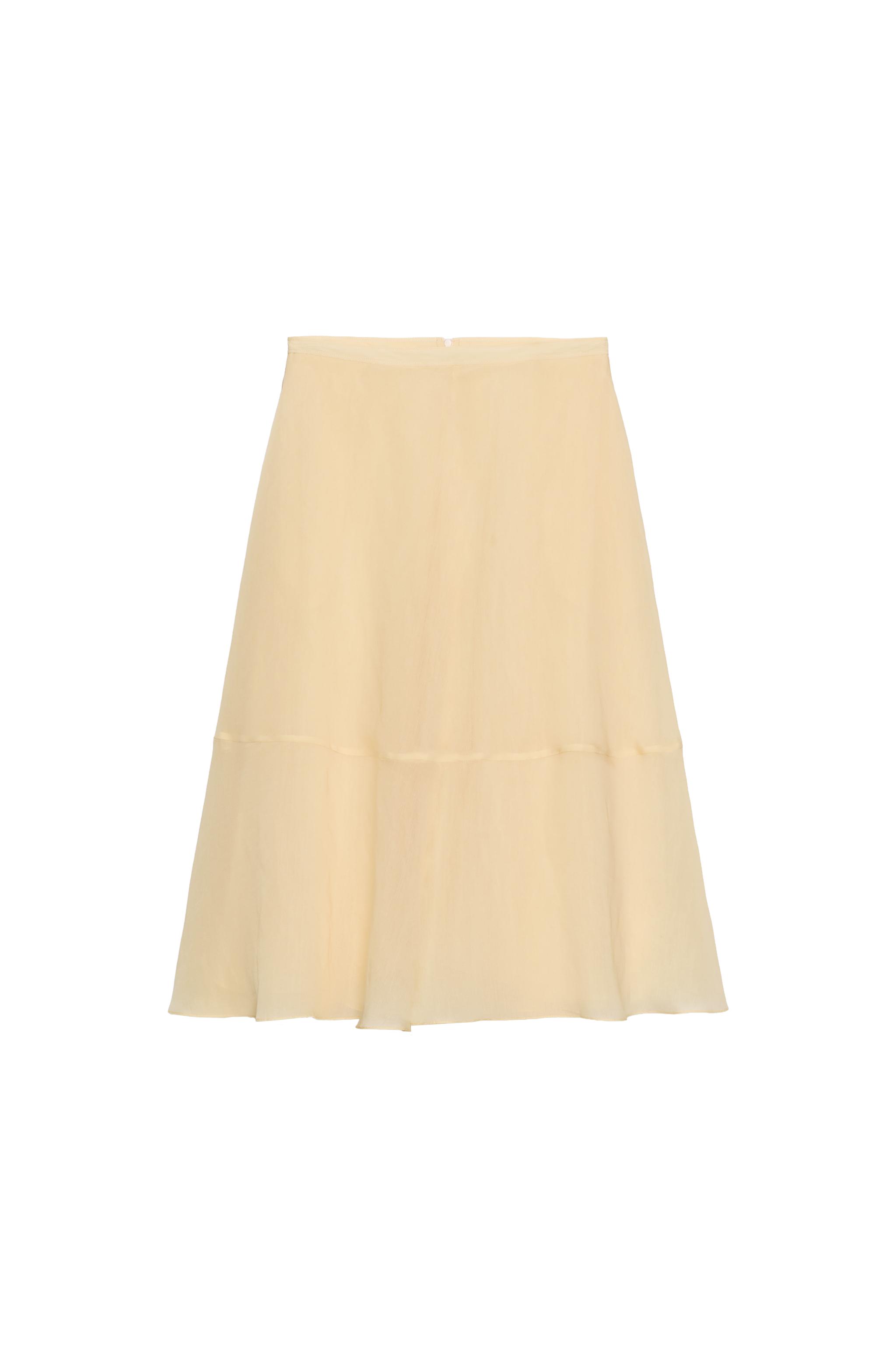 ZW COLLECTION CAPE SKIRT - Butter | ZARA United States