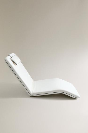 RECLINING BEACH FLOOR LOUNGER - Ivory by Zara - Image 1
