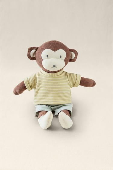 CHILDREN'S MUSICAL MONKEY SOFT TOY - Brown by Zara - Image 5