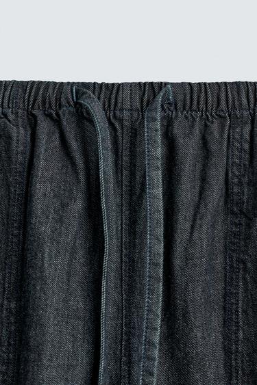 JEAN JOGGER COUPE DÉCONTRACTÉE - Bleu marine de Zara - Image 9