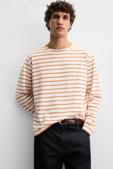 STRIPED JACQUARD T-SHIRT - striped by Zara - Image 5
