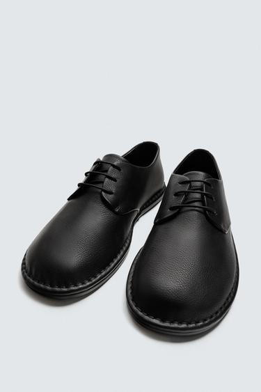 LEATHER SHOES LIMITED EDITION - Black by Zara - Image 2