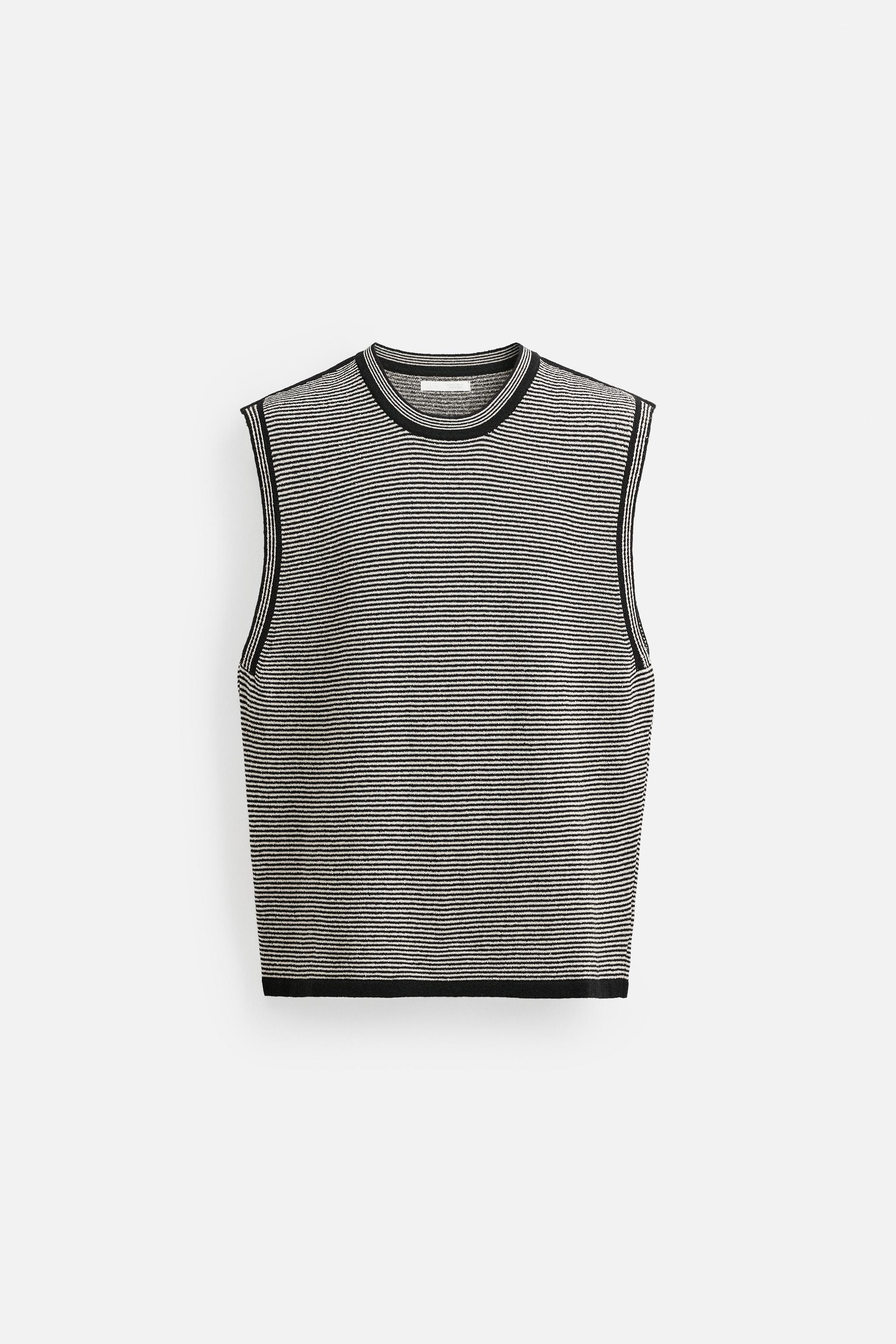 【ZARA】リラックスフィットニットタンクトップ リラックスフィットタンクトップ - グレー | ZARA Japan / 日本