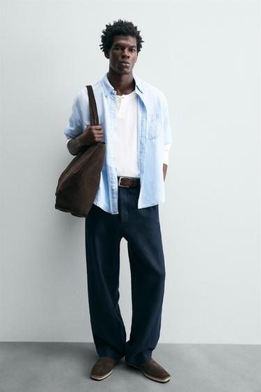 LEATHER ESPADRILLES LIMITED EDITION - Brown by Zara