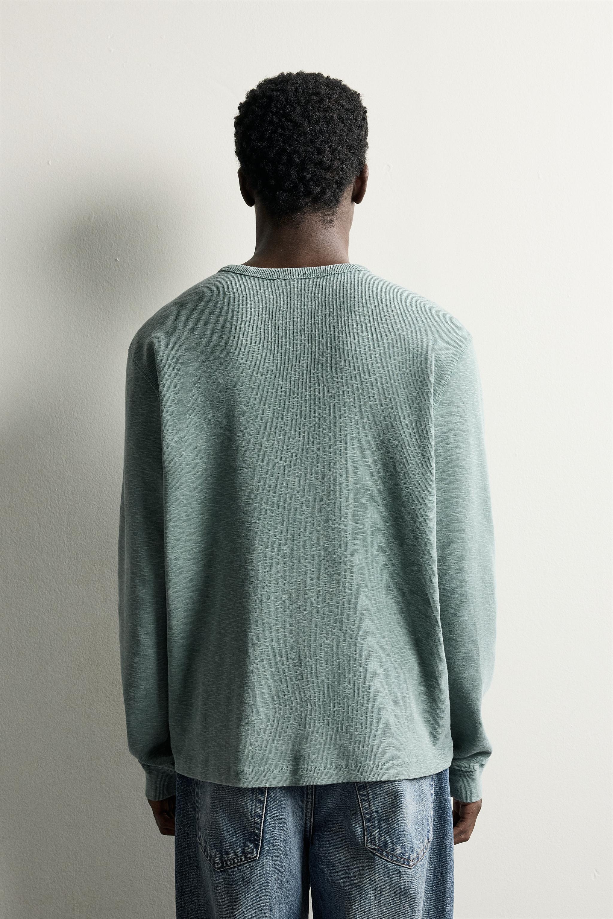 RELAXED-FIT HENLEY T-SHIRT