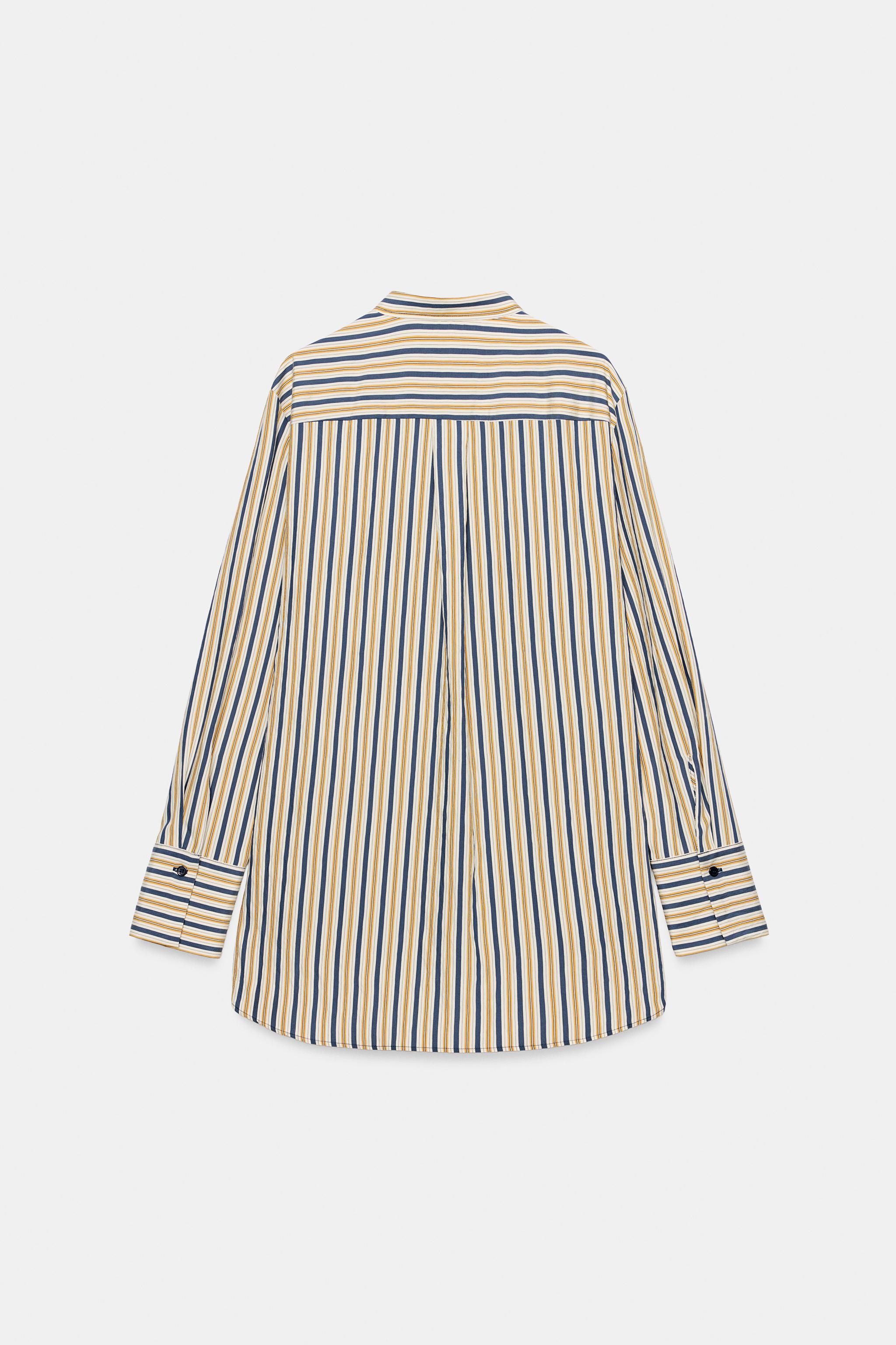 STRIPED BIB SHIRT ZW COLLECTION