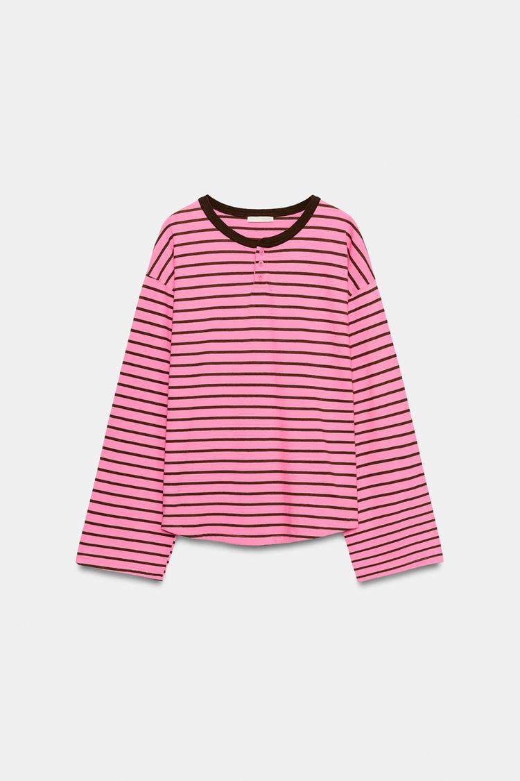 CAMISETA HENLEY A RAYAS 5