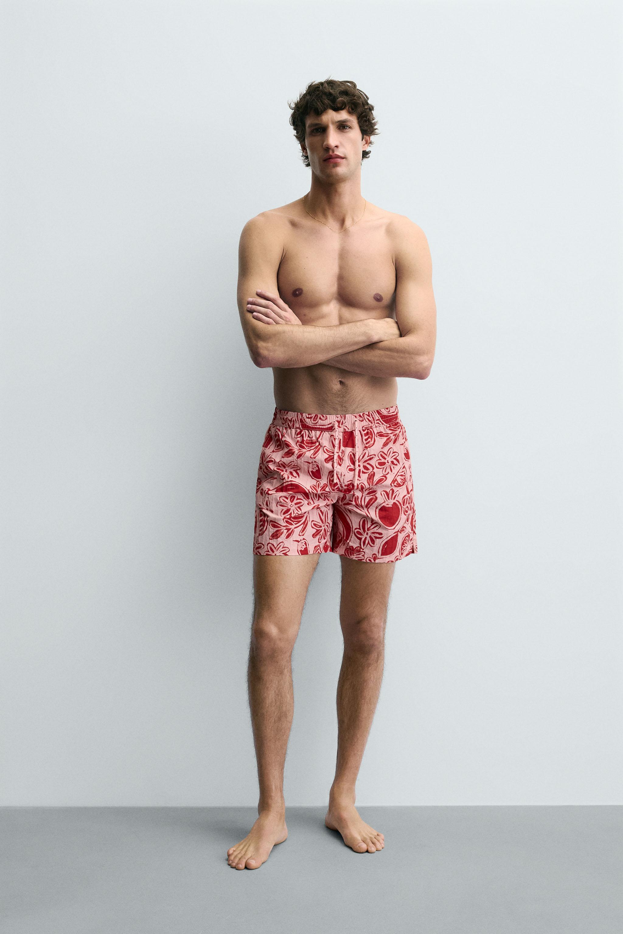 FRUIT PRINT SWIM SHORTS