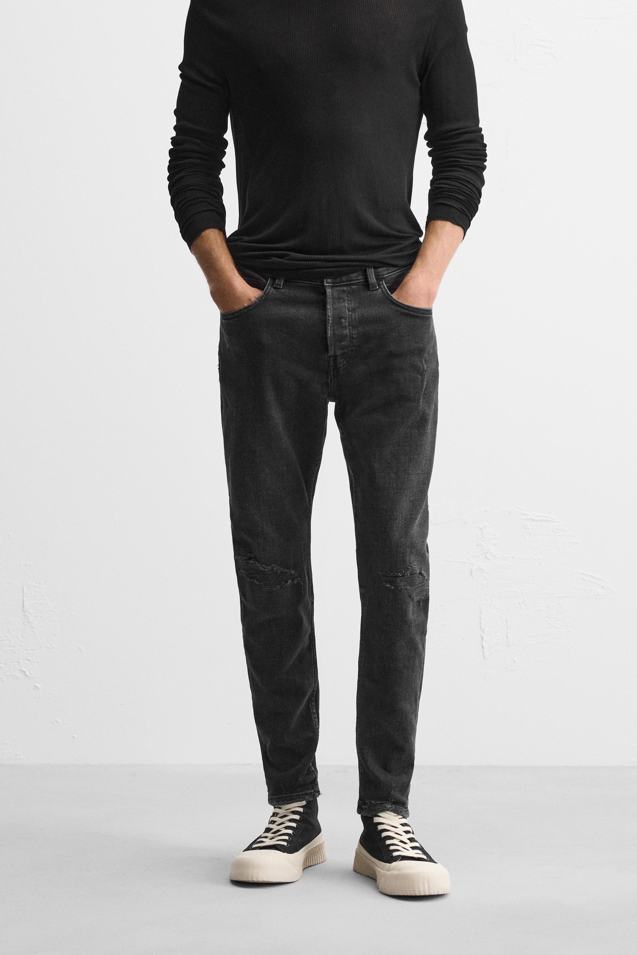 Jeans dechires pour homme Nouvelle Collection en ligne ZARA Belgique