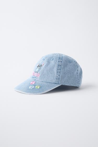 CASQUETTE EN DENIM BRODÉ LILO & STITCH © DISNEY - Bleu de Zara - Image 1