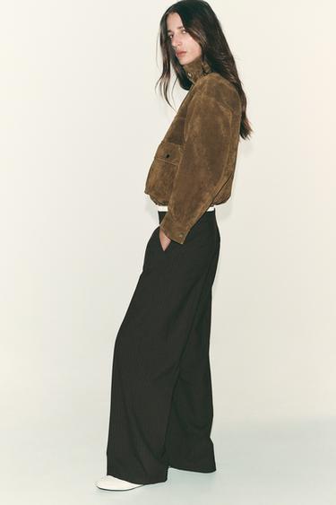 STRAIGHT-LEG TROUSERS WITH DOUBLE WAIST - 178 by Zara - Image 2