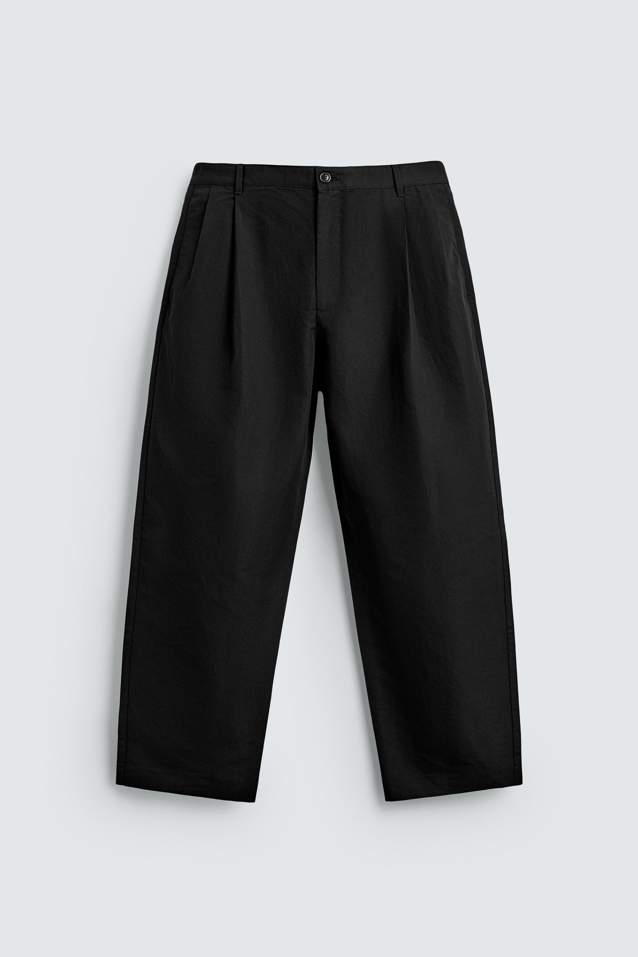 ZARA SLIM FIT パンツ 36 スリムフィットパンツ SLIM FIT STRETCH PANTS - Navy blue | ZARA United States