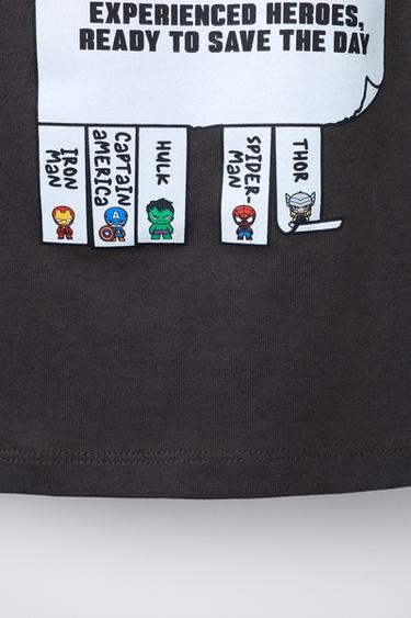THE AVENGERS © MARVEL PRINT T-SHIRT - Black by Zara