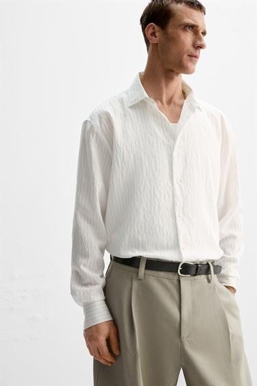 LIMITED EDITION STRIPED SHIRT - striped by Zara - Image 4