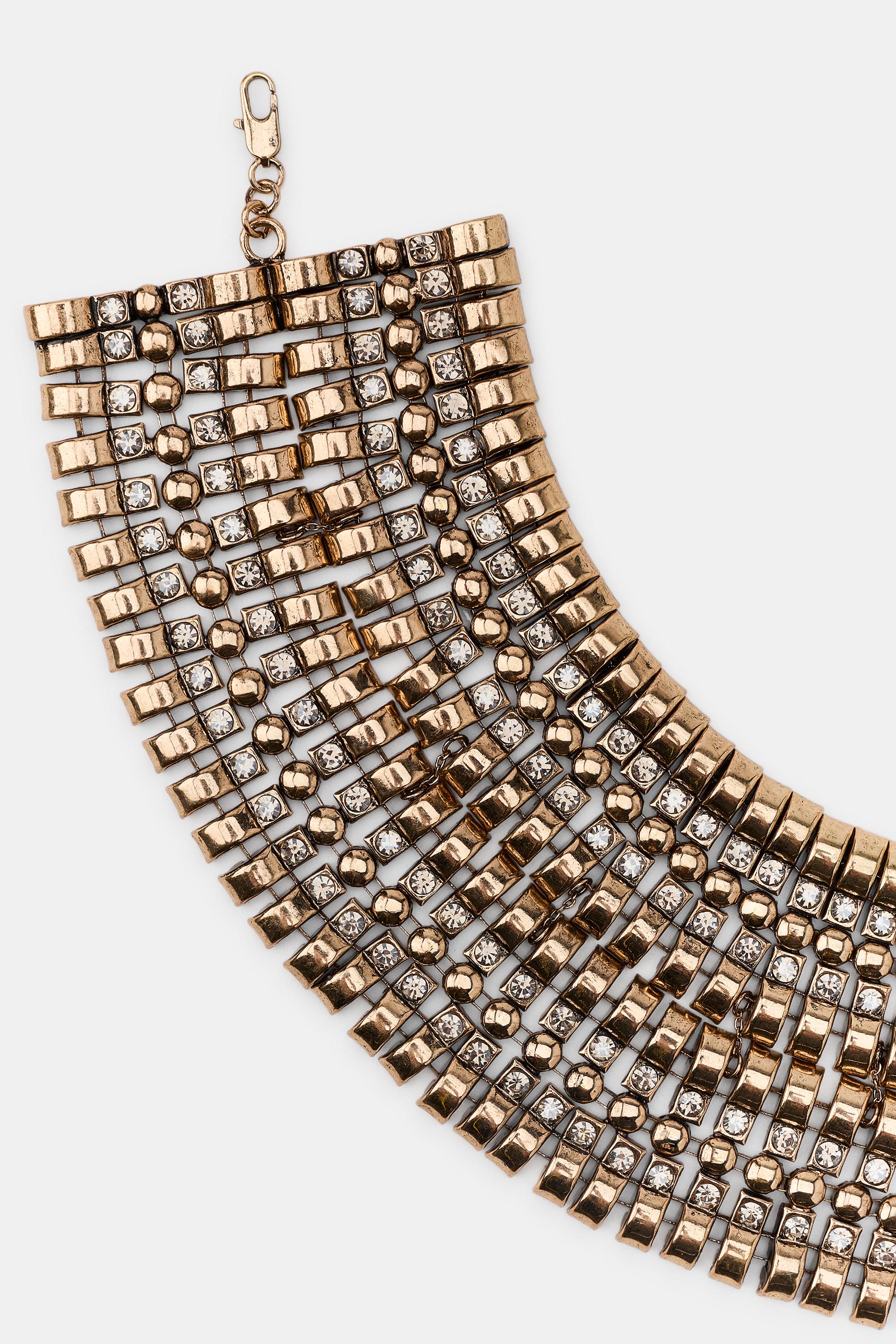 MAXI METAL PIECES CHOKER NECKLACE