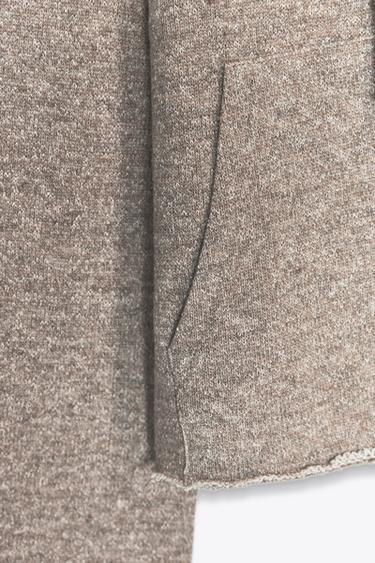 RUSTIC HOODIE - Brown / Taupe by Zara - Image 4
