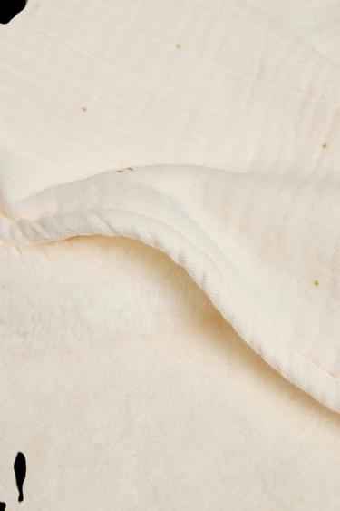 MANTA INFANTIL GASA POLAR FLORAL - Crudo de Zara