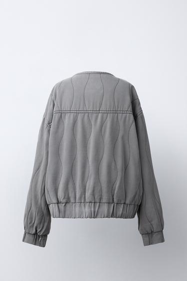 FLUID PUFFER JACKET - Anthracite grey by Zara - Image 3