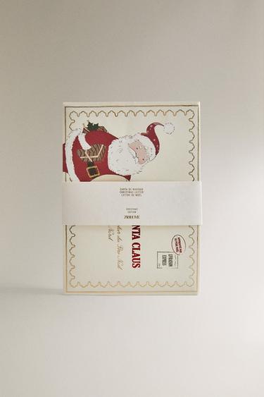 CHILDREN'S CHRISTMAS FATHER CHRISTMAS CARD SET - Multicoloured by Zara - Image 3