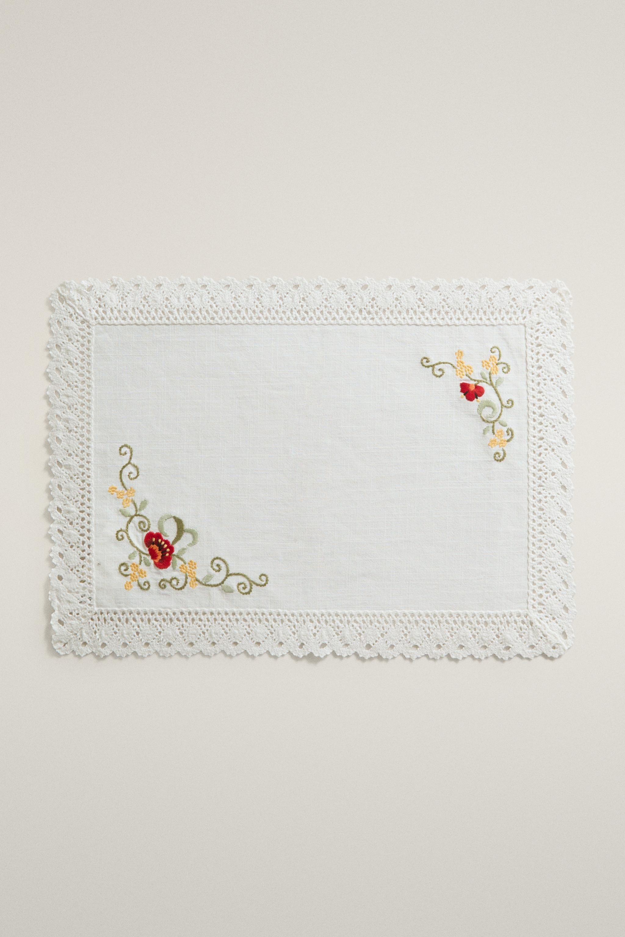 SET DE TABLE COTON FLORAL
