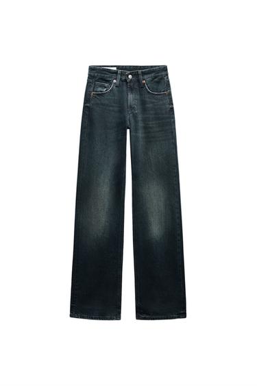 TRF WIDE-LEG MID-WAIST JEANS