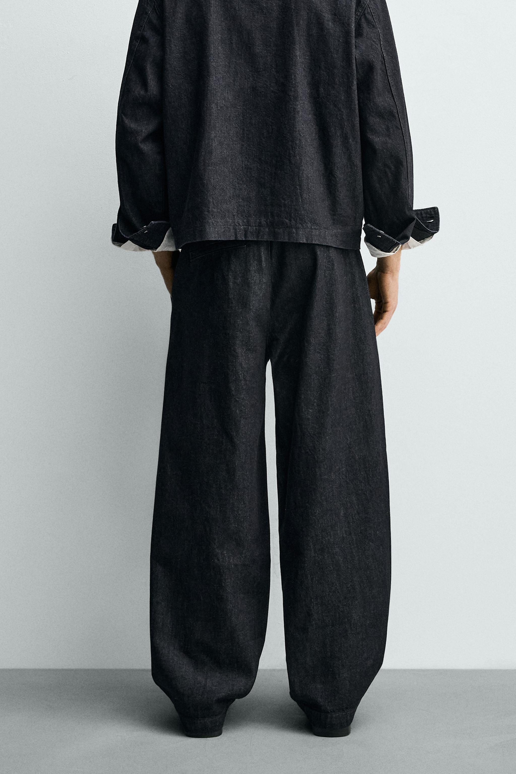 PANTALON CHINO BARREL FIT EN DENIM