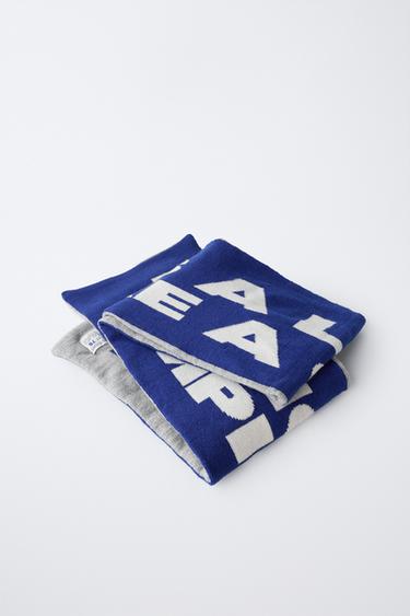 CHAMPION ® X ZARA PRINT SCARF - Grey marl by Zara - Image 1