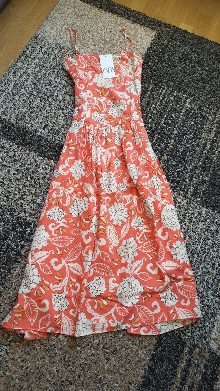 ZW COLLECTION PRINTED STRAPPY DRESS - Image 3