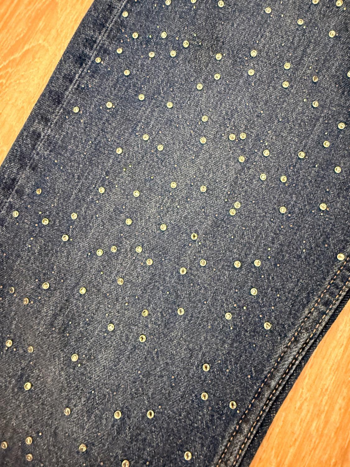 ZW THE HIGH RISE SLIM FIT JEANS WITH RHINESTONES - Image 4