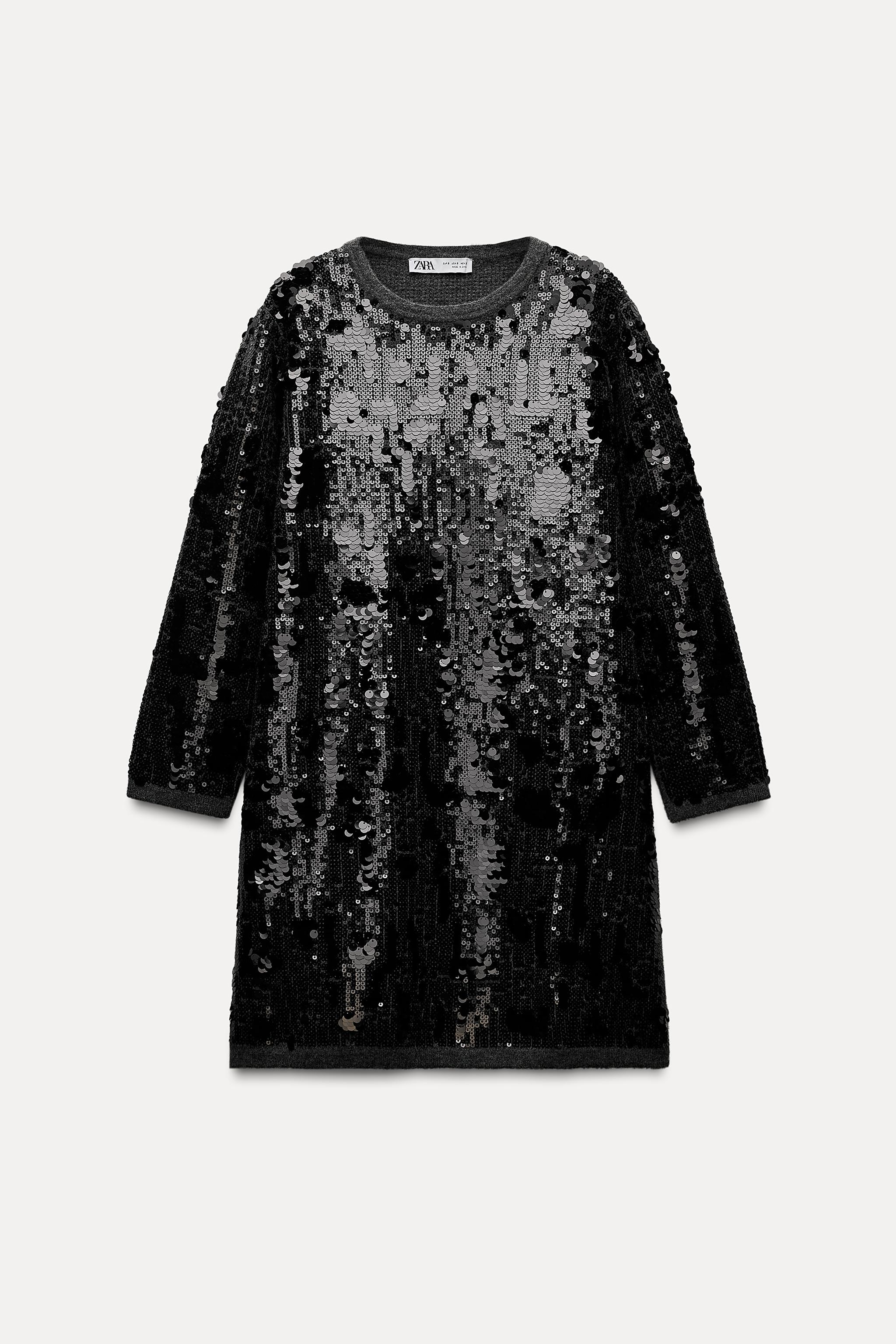 ZARA CUT OUT SHIMMERY DRESS selling BLACK